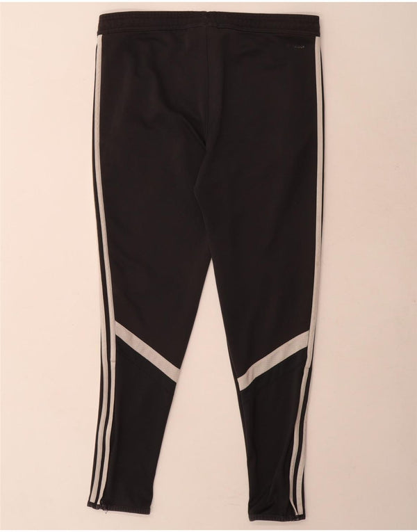 Adidas Herren Climalite-Trainingshose, Größe S, Schwarz, Farbblock-Polyester