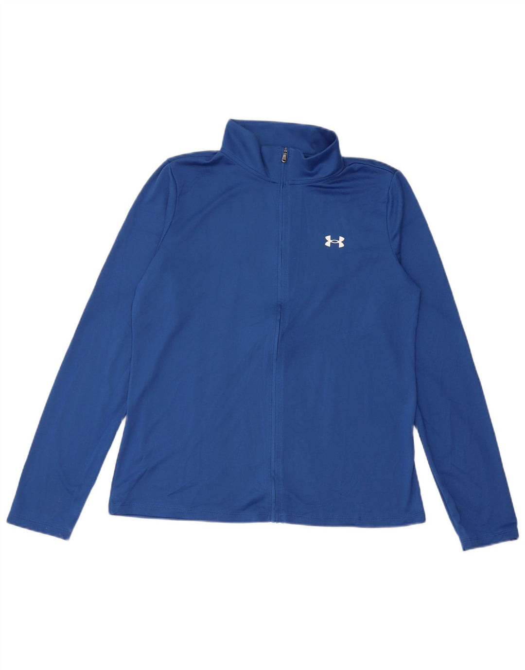 Under Armour Damen-Trainingsanzug-Top-Jacke UK 10 Small Blue
