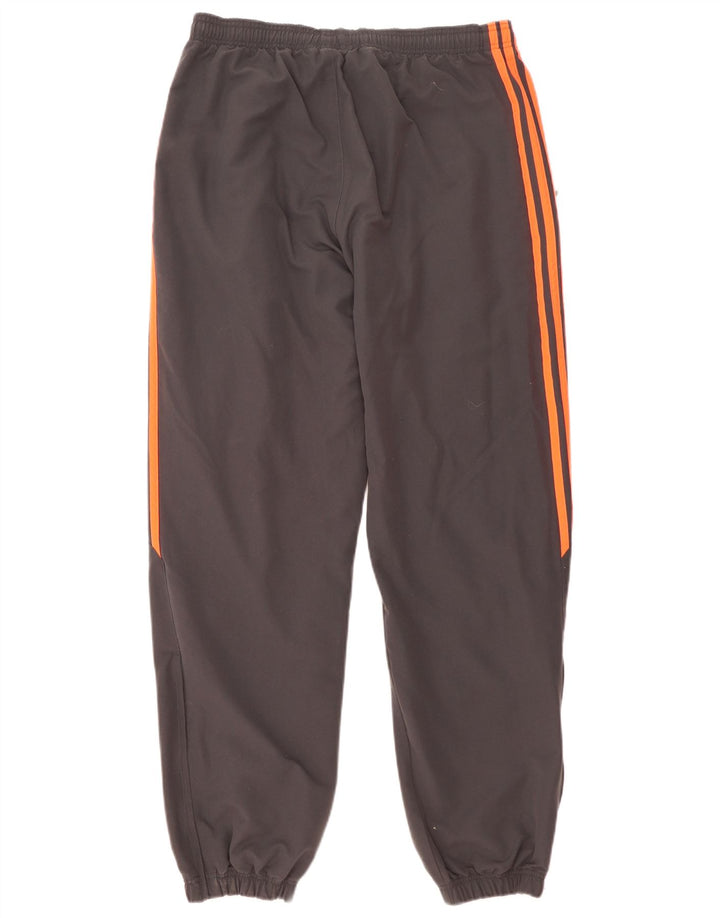 Adidas Herren-Trainingshose, Jogginghose, groß, grau, Polyester