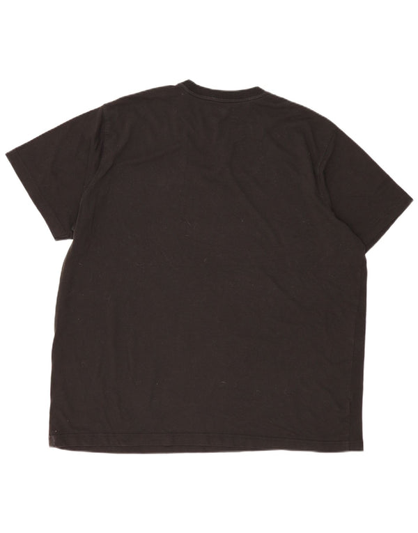 Eddie Bauer Herren T-Shirt Top 2XL Schwarz Baumwolle