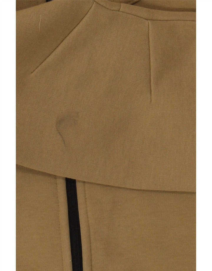 Nike Herren-Kapuzenpullover mit Reißverschluss, mittlere Khaki-Baumwolle