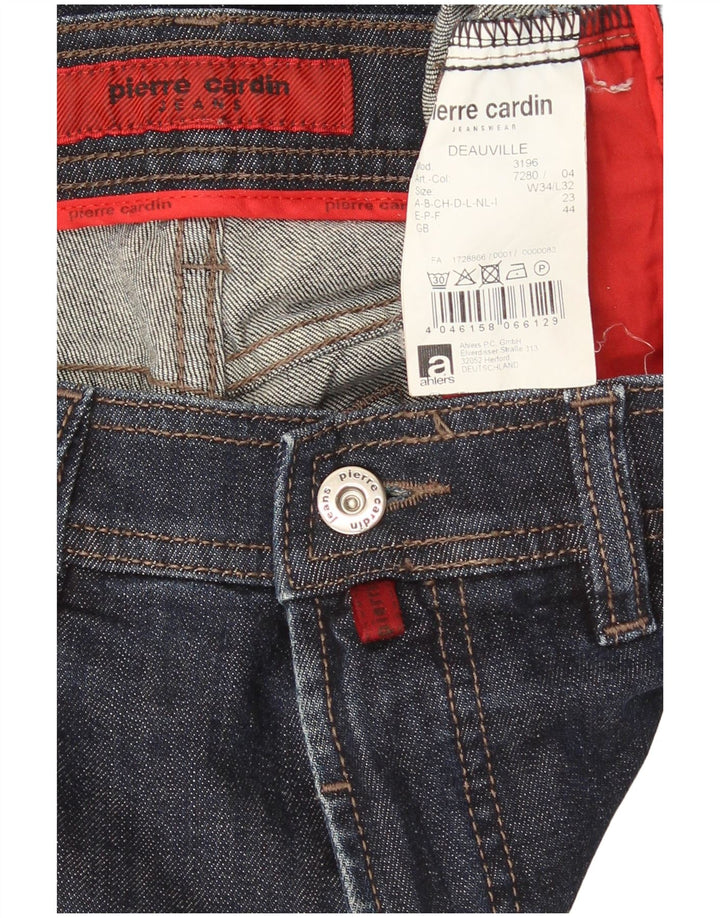 Pierre Cardin Herren Straight Jeans W34 L32 Marineblau