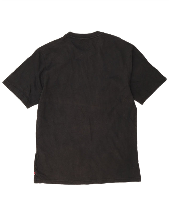 Levi's Herren Relaxed T-Shirt Top Small Schwarz Baumwolle