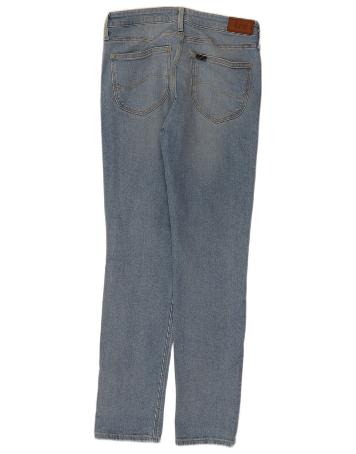 Lee Damen Elly Slim Jeans W27 L31 Blaue Baumwolle