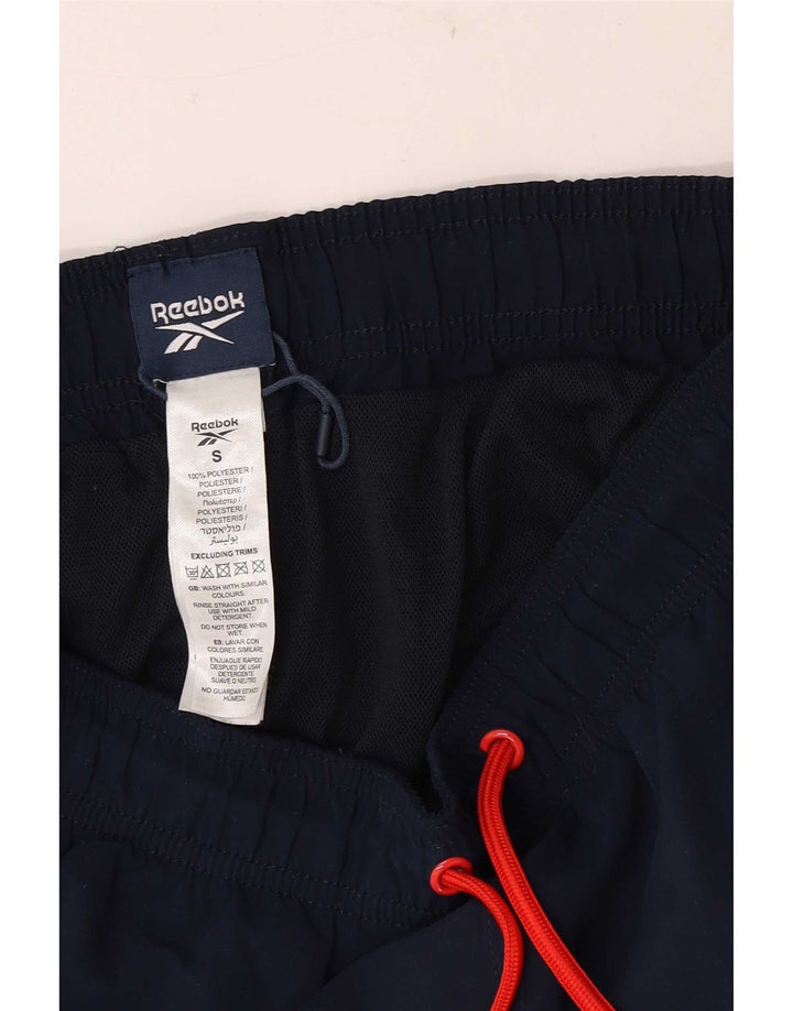 Reebok Herren-Sportshorts, klein, marineblau, Polyester