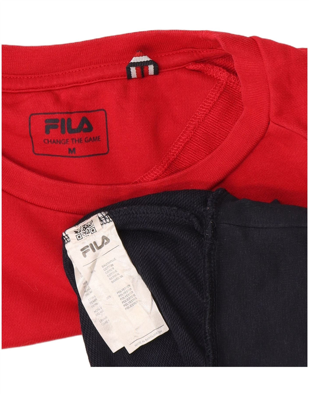 Fila Herren Grafik-Sweatshirt-Pullover UK 14 Medium Mehrfarbig Colourblock
