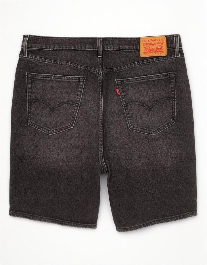 Levi's Herren 541 Denim Shorts W36 Große schwarze Baumwolle