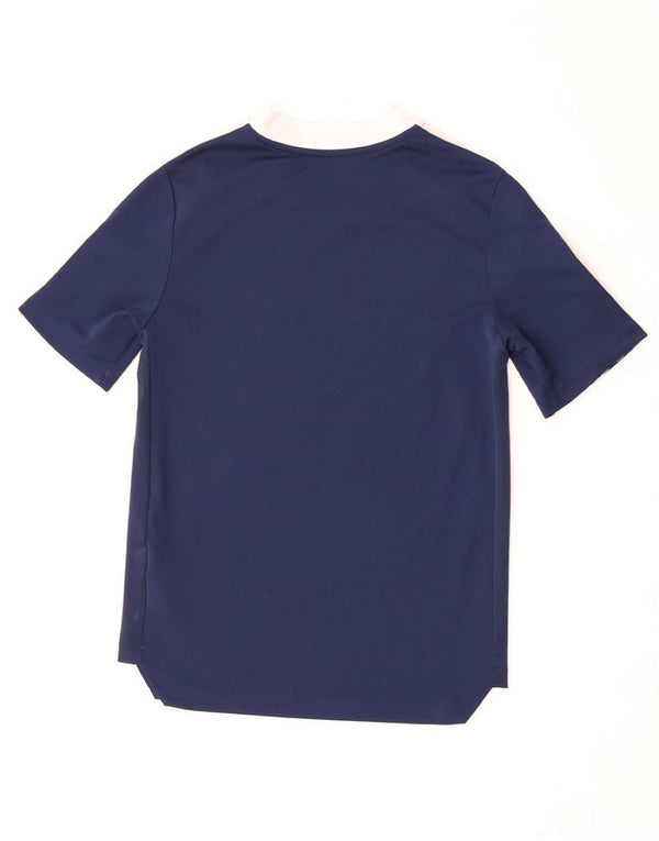 Adidas Jungen Aeroready T-Shirt Top 11-12 Jahre Marineblau Farbblock