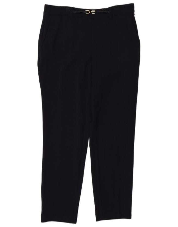 MASSIMO DUTTI Damen Chinohose EU 40 Medium W30 L28 Marineblau