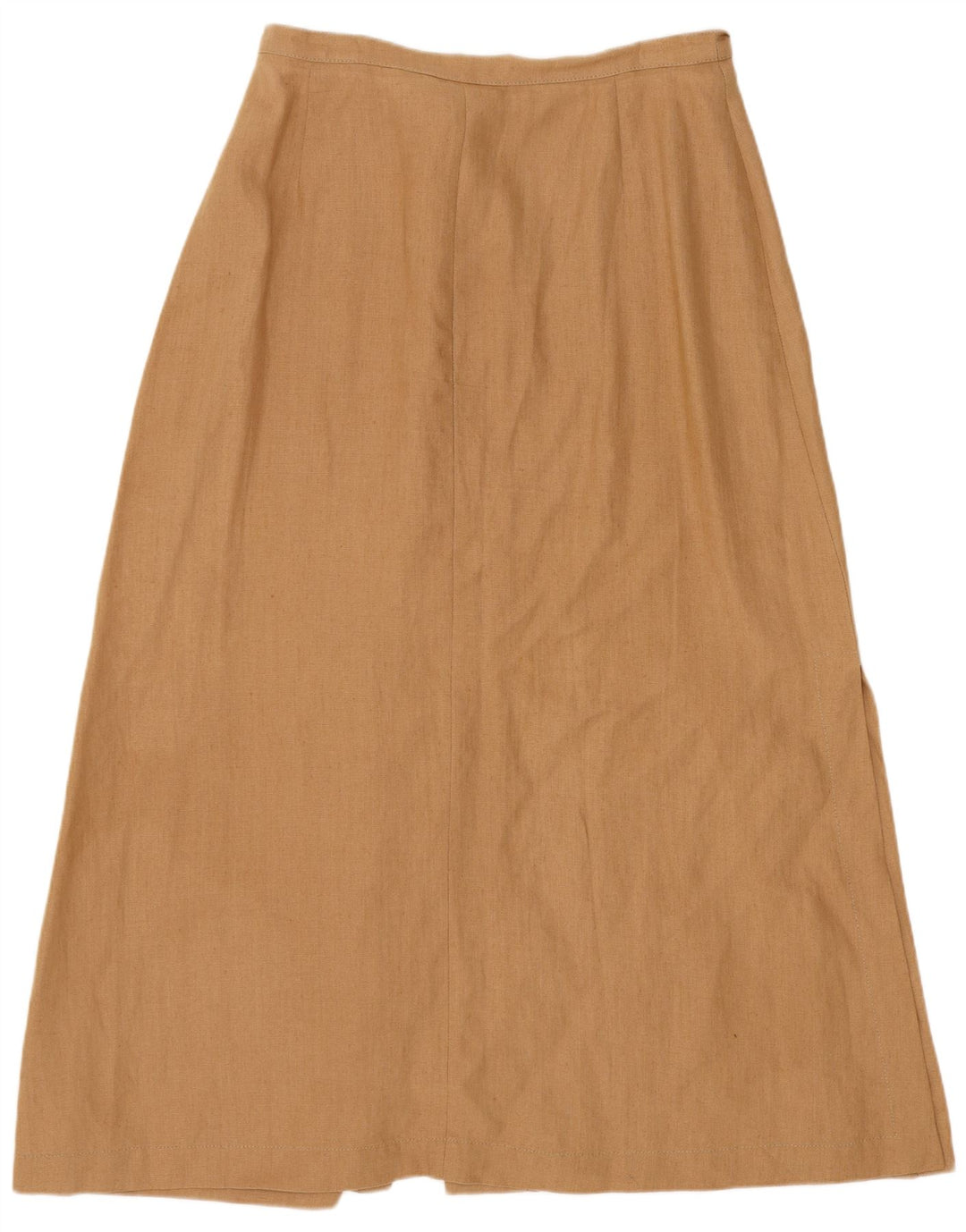 Max Mara Damen Wickelrock UK 16 Large W30 Beige Leinen