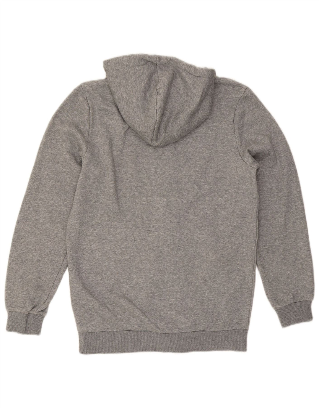 Puma Herren-Kapuzenpullover mit Reißverschluss, klein, grau gefleckte Baumwolle