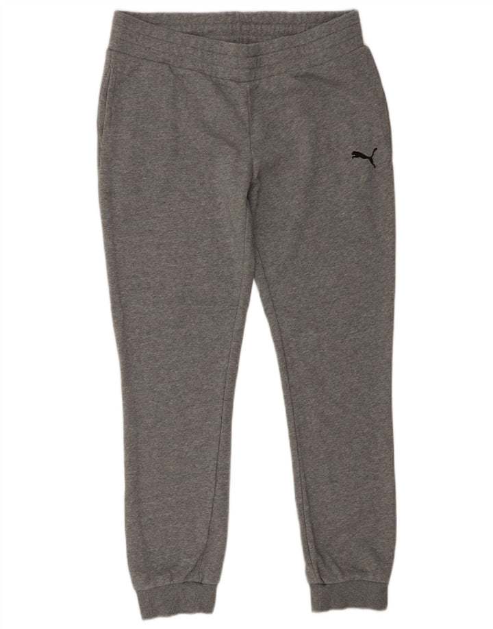 Puma Herren-Trainingshose, Jogginghose, Größe L, Grau, Baumwolle