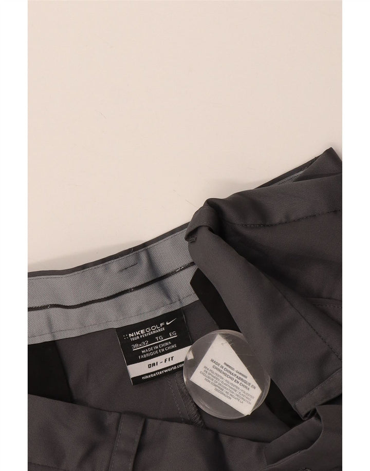 Nike Herren Dri Fit Pegged Chino Hose W38 L29 Grau Polyester