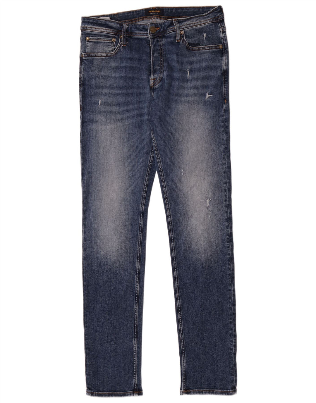 Jack & Jones Herren Slim Jeans W32 L34 Blaue Baumwolle