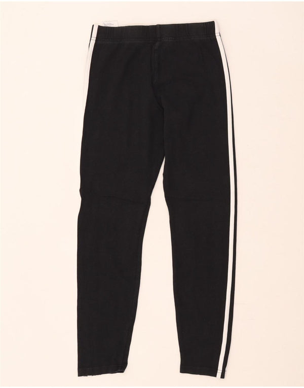 Adidas Mädchen-Leggings, 13–14 Jahre, schwarze Baumwolle