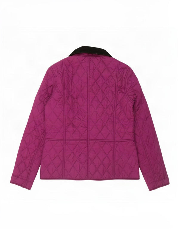 Barbour Damen Steppjacke UK 8 Small Lila Polyester