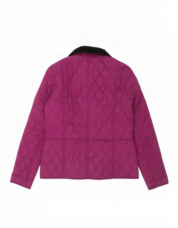 Barbour Damen Steppjacke UK 8 Small Lila Polyester