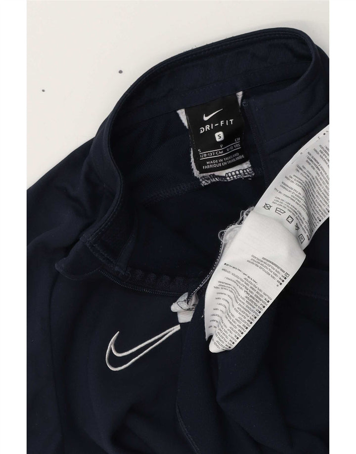 Nike Dri Fit Pullover-Trainingsanzug für Jungen, 8–9 Jahre, Größe S, Marineblau
