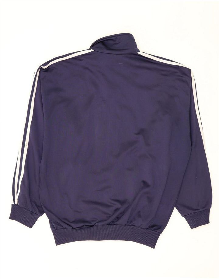 Adidas Herren Trainingsanzug Top Jacke XL Marineblau Polyester