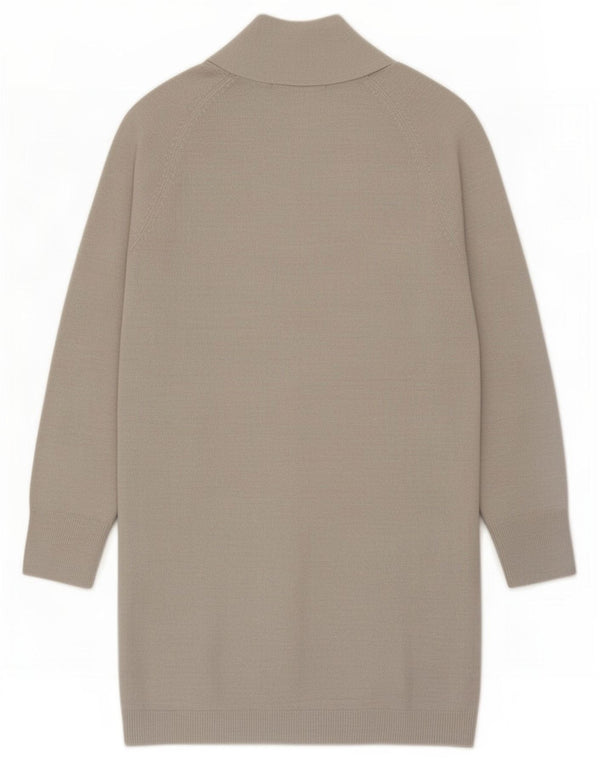 Marks & Spencer Damen Longline-Cardigan-Pullover UK 10 Klein Silber Acryl
