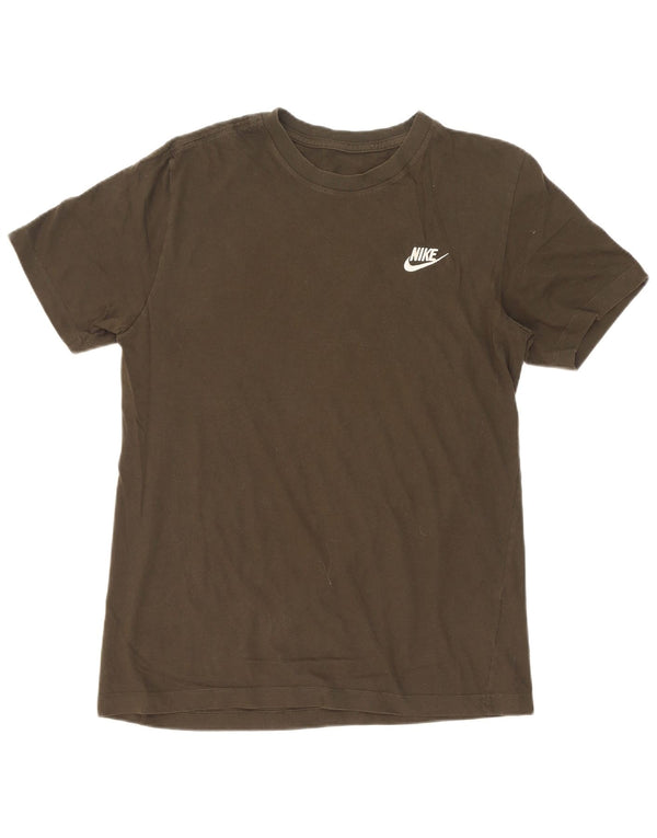 Nike Herren T-Shirt Top Medium Khaki Baumwolle