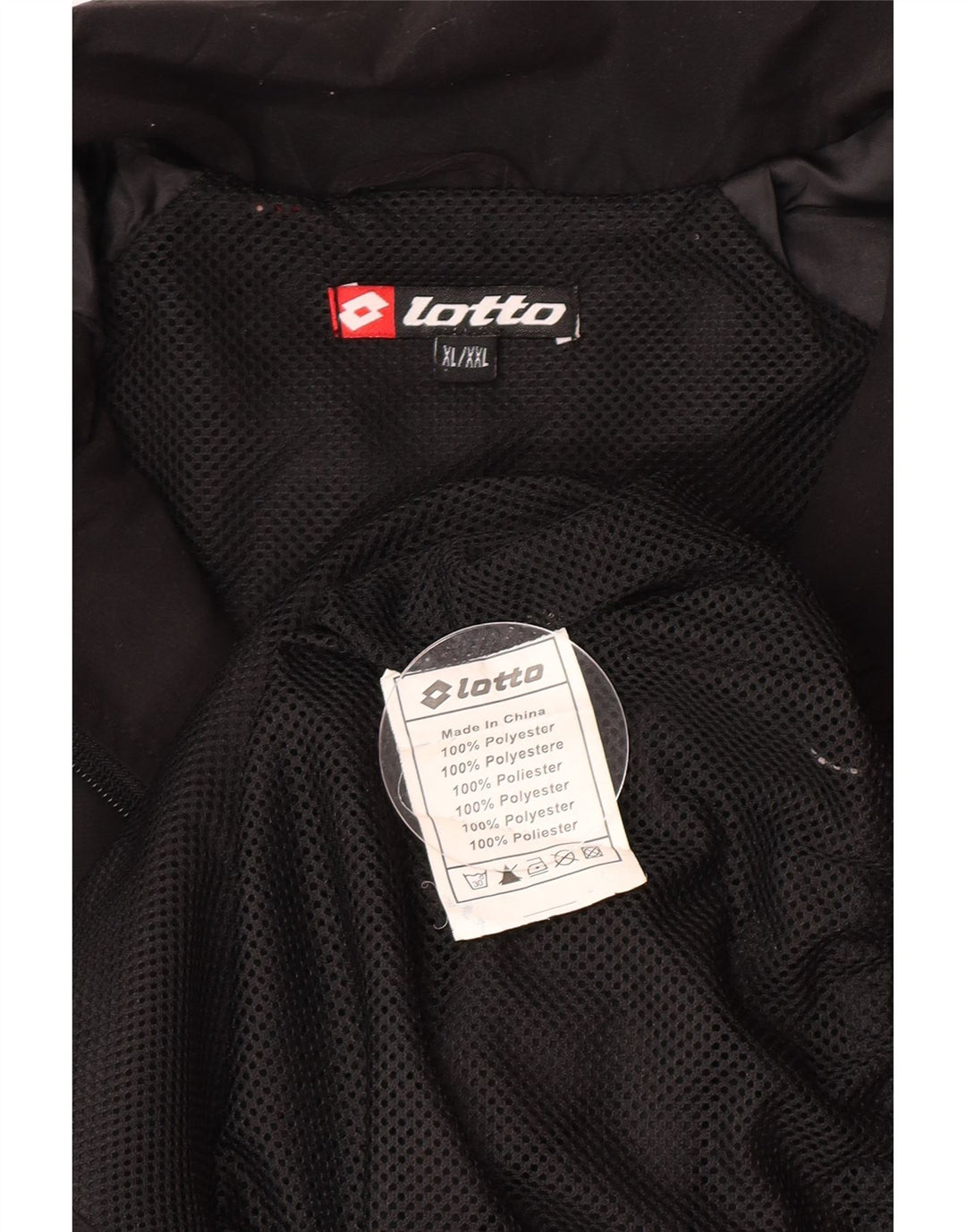 Lotto Herren-Trainingsanzug, Top-Jacke, XL, Schwarz, Polyester, Sport