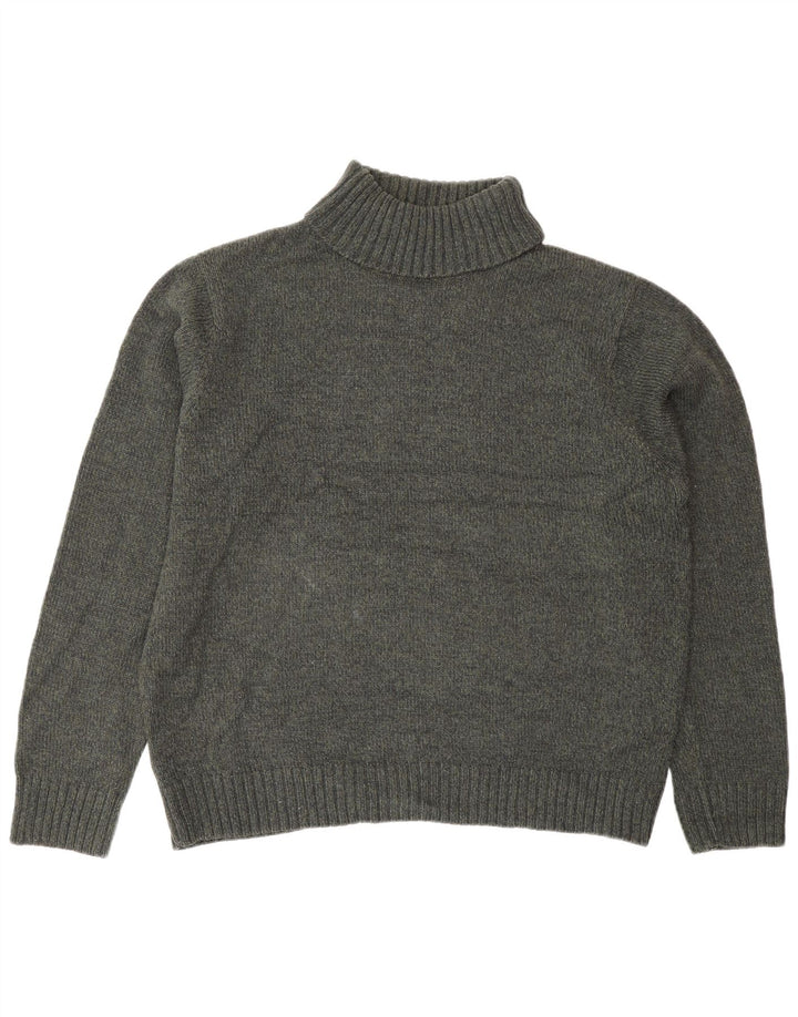 Marks & Spencer Rollkragenpullover für Herren, groß, Acryl, Grün