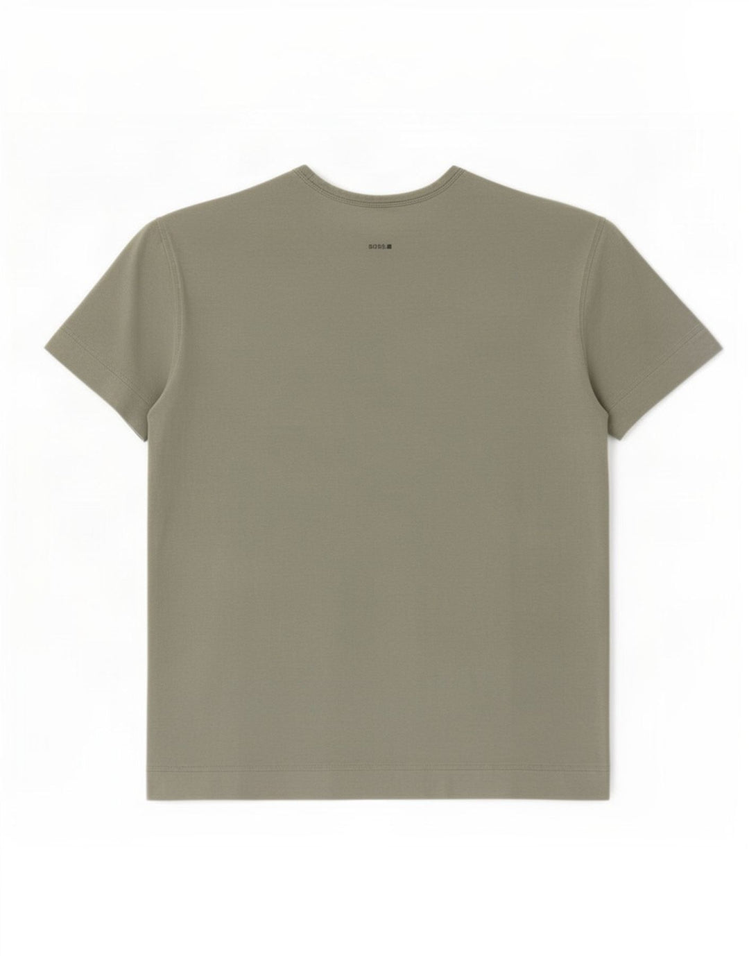 Hugo Boss Herren-T-Shirt mit Grafik, mittelgraue Baumwolle