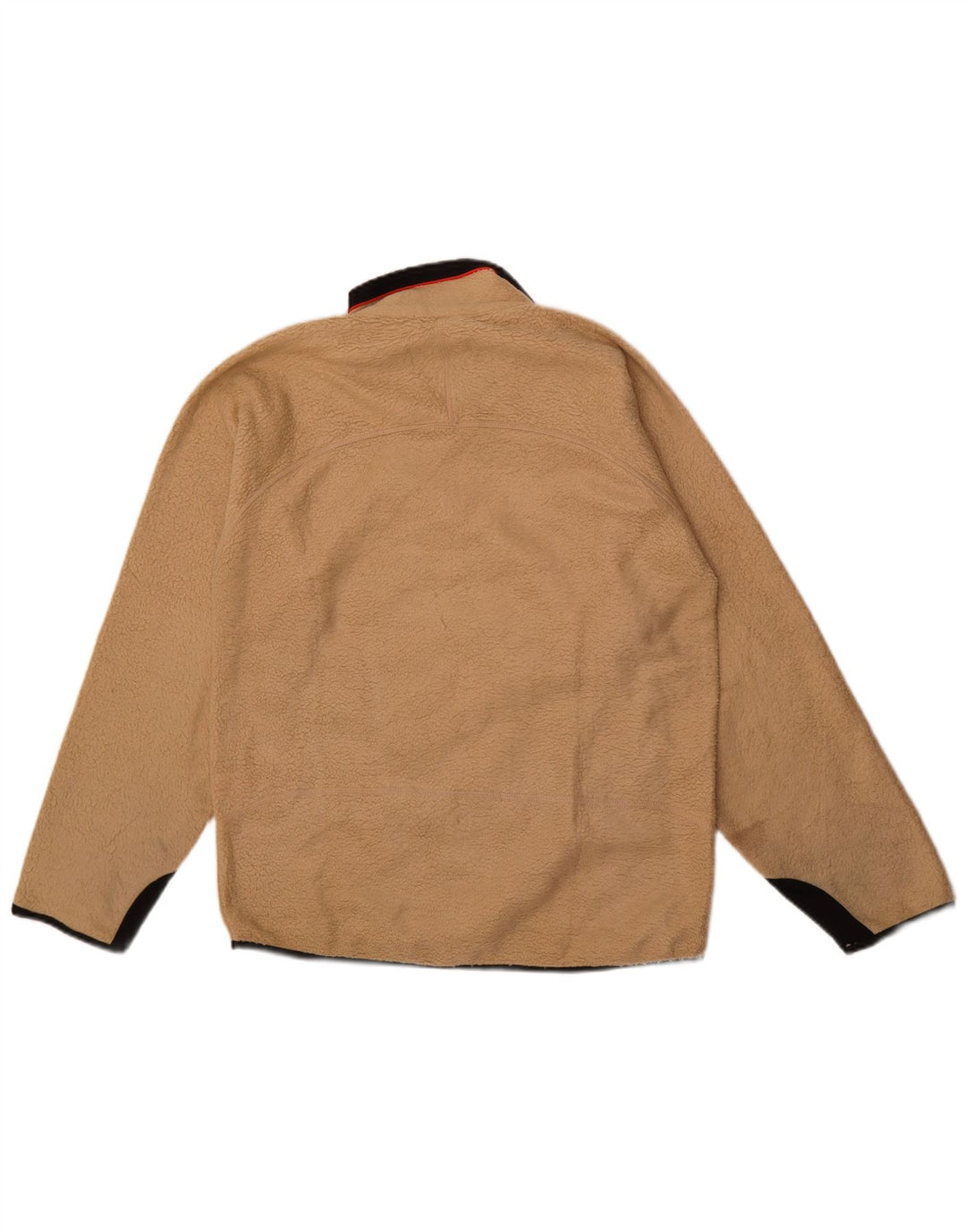 Fila Herren Fleecejacke UK 36 Small Beige Colourblock Polyester