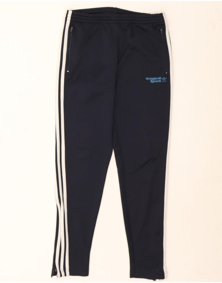 Adidas Herren-Trainingshose mit Grafik, Größe S, Schwarz, Polyester