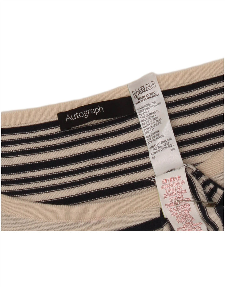 Marks & Spencer Damen-Pullover mit U-Boot-Ausschnitt, Gr. 14, mittelschwarz