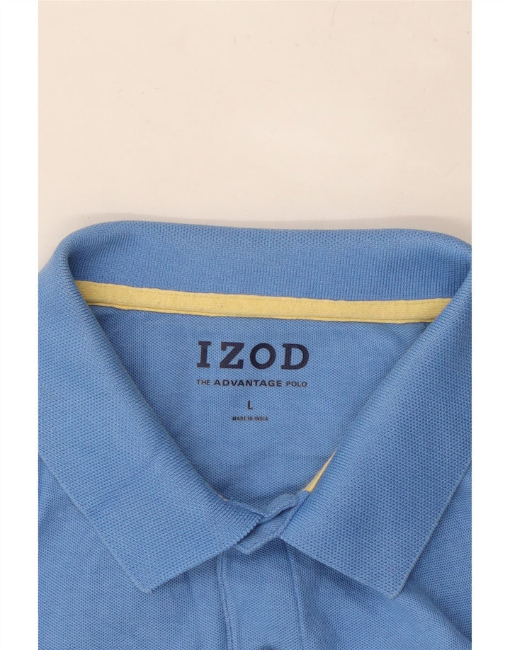 IZOD Herren-Poloshirt, Größe L, Blau