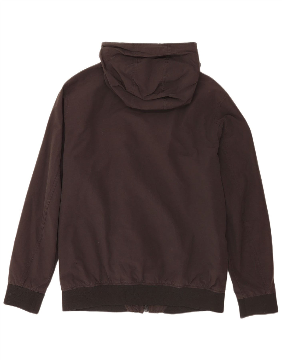Jack & Jones Herren-Bomberjacke mit Kapuze, UK 40, große schwarze Baumwolle
