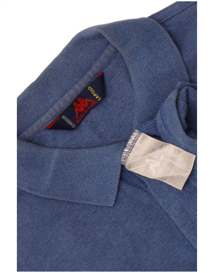 Kappa Herren-Poloshirt aus mittelblauer Baumwolle
