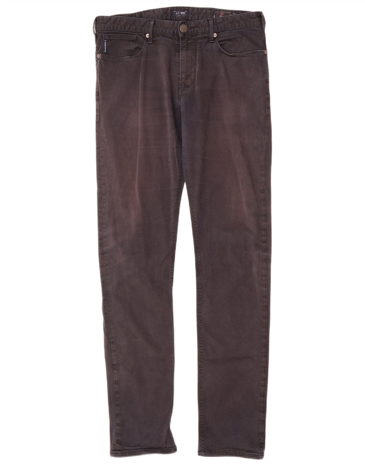 Armani Herren J06 Slim Jeans W31 L34 Marineblaue Baumwolle