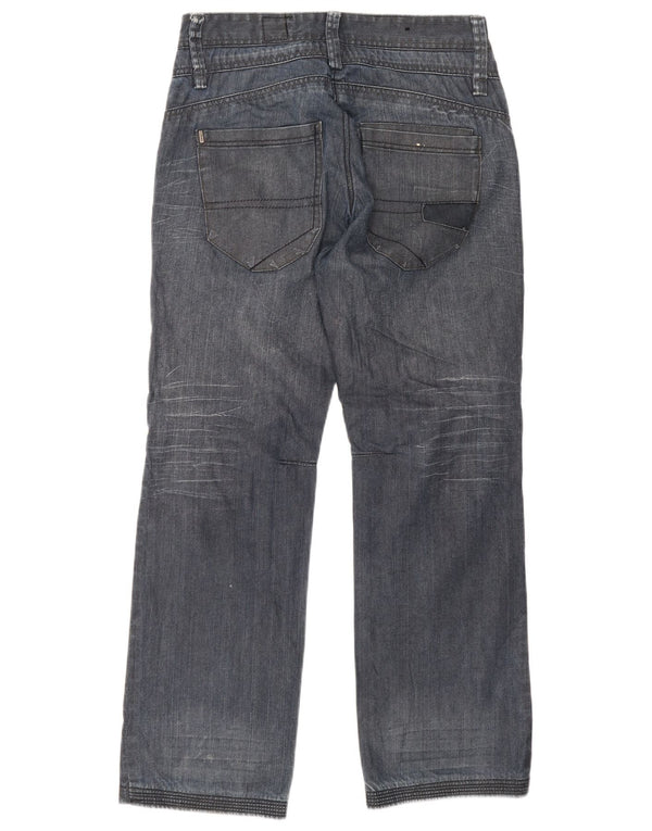 Jack & Jones Herren Straight Jeans W32 L32 Blaue Baumwolle