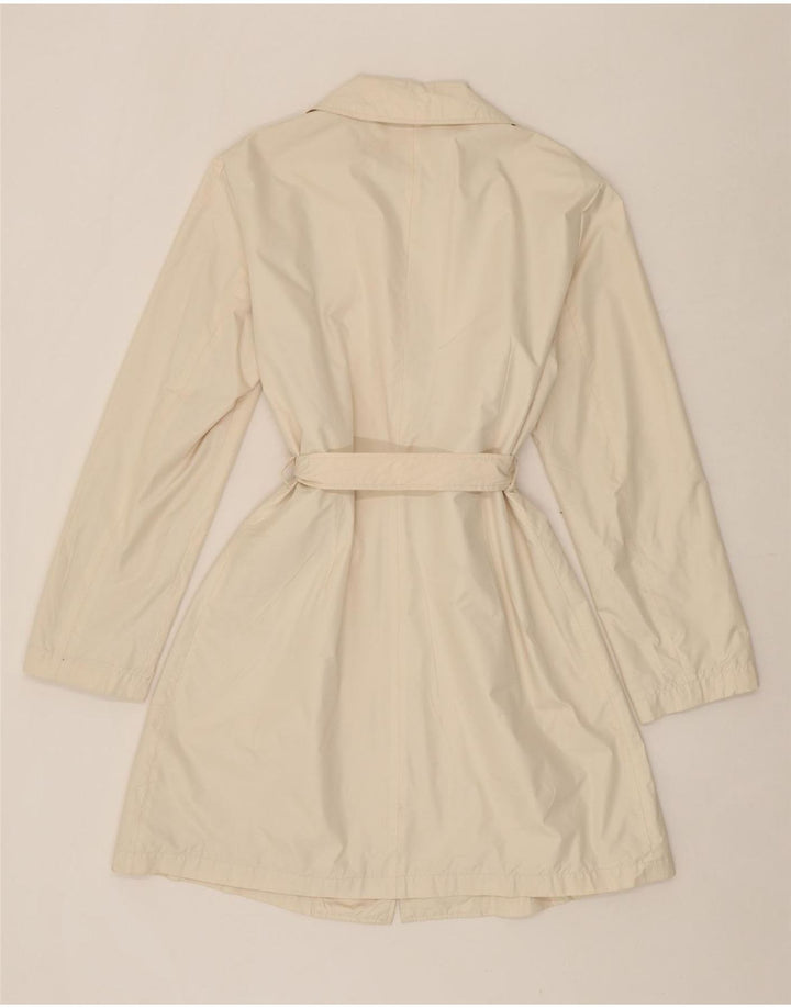 CONBIPEL Womens Overcoat UK 18 XL Off White Polyester Vintage Conbipel and Second-Hand Conbipel from Messina Hembry 