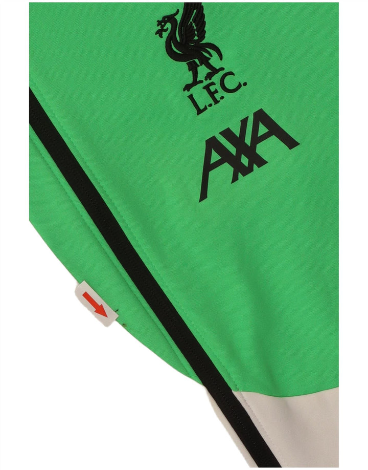 NIKE Herren-Trainingsanzug „Liverpool Slim Fit“, Top-Jacke, Größe L, Weiß, Farbblock