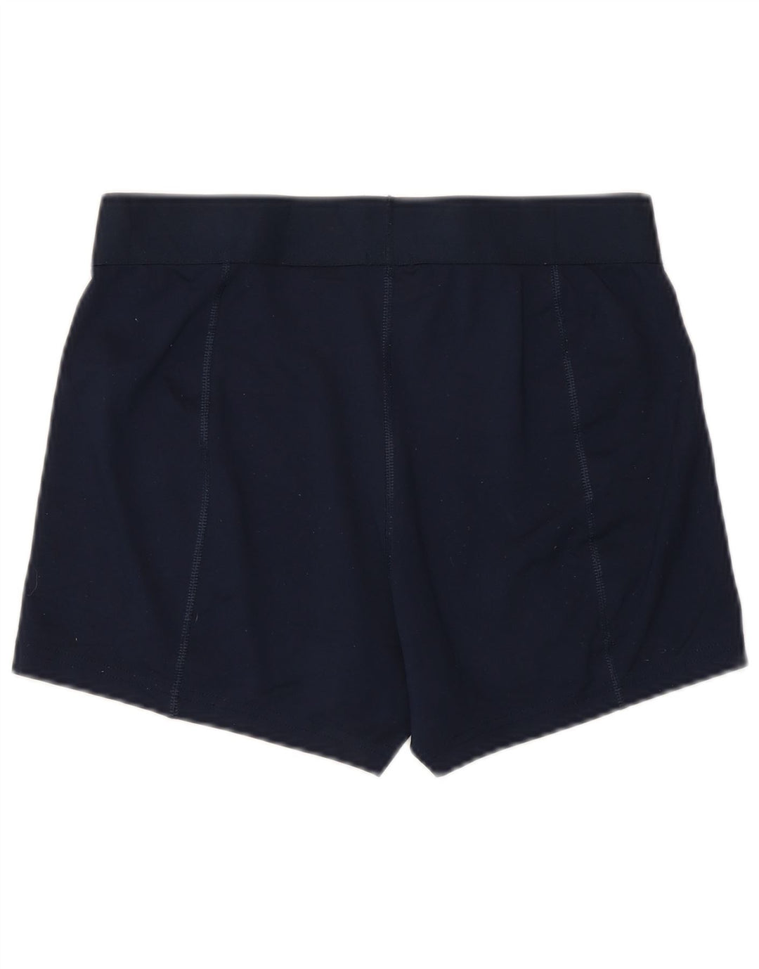 NIKE Damen Dri Fit Sport Shorts UK 14 Large Marineblau Polyester