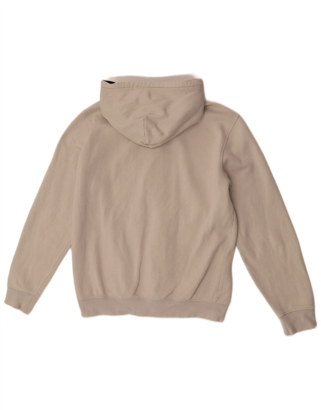 Champion Herren-Kapuzenpullover mit grafischem Reißverschluss, mittlere, cremefarbene Baumwolle
