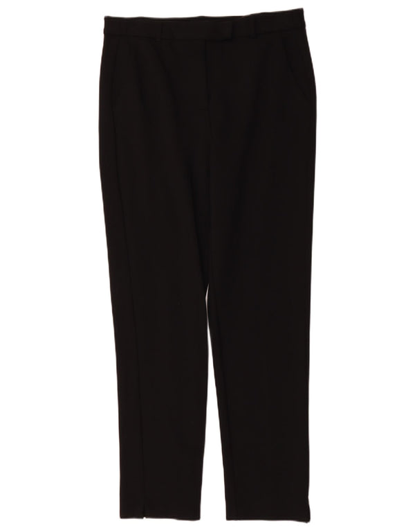 Marks & Spencer Damen Anzughose mit hoher Taille, UK 14, Größe L W32 L29, Schwarz