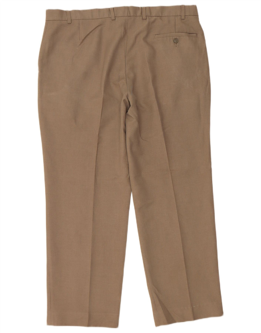 MARKS & SPENCER Gerade Herren-Anzughose W38 L29 Beige Polyester