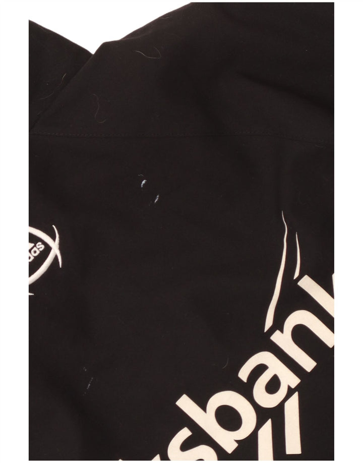 Adidas Herren-Trainingsanzug mit grafischem Oberteil, Größe 40/42, Mittelschwarz, Farbblock