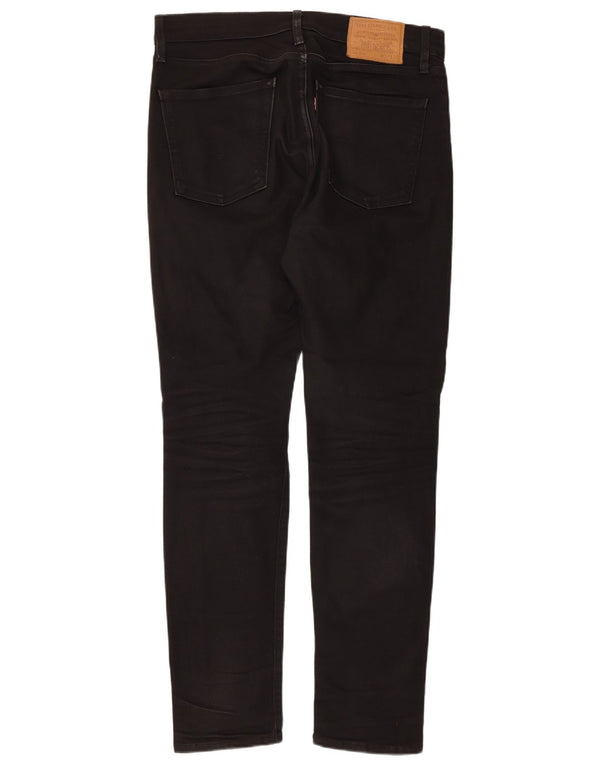 Levi's Herren 510 Skinny Jeans W31 L32 Schwarze Baumwolle