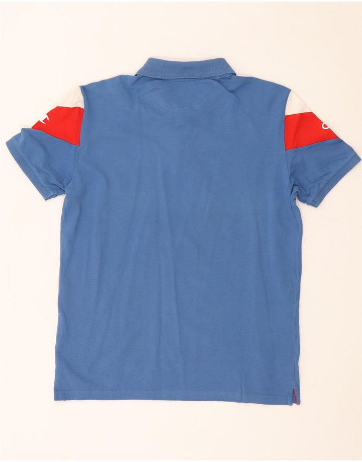 CHAMPION Herren-Poloshirt mit Grafik, klein, Blau, Farbblock