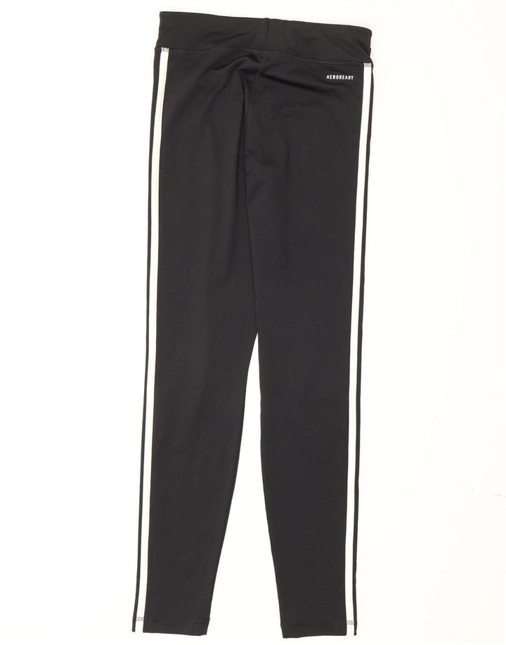 Adidas Mädchen Aeroready Leggings 13–14 Jahre, schwarzes Polyester