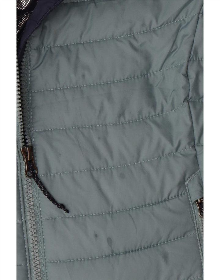 Columbia Damen Omni-Heat Wattierte Weste UK 14 Mittelblaues Polyester