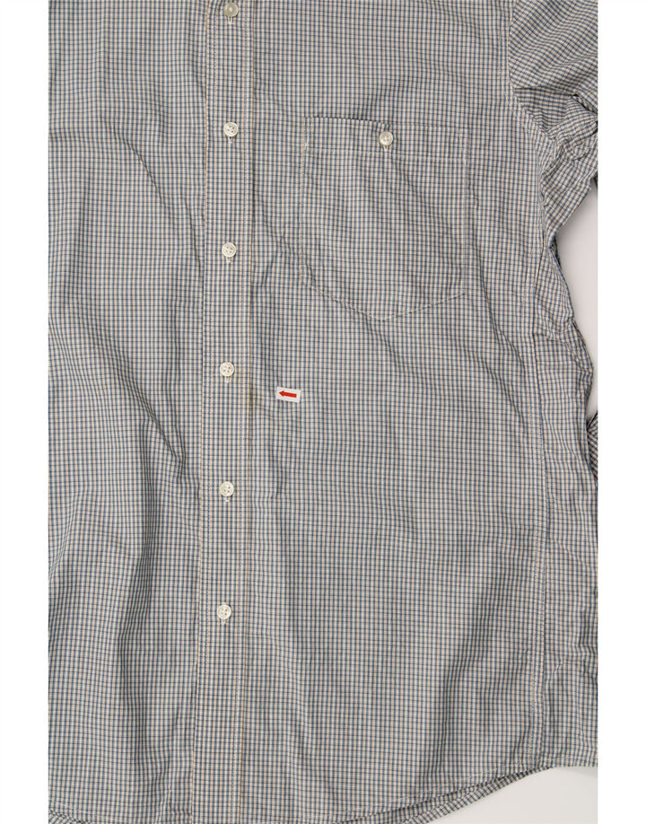 WRANGLER Mens Shirt Large Grey Check Cotton Vintage Wrangler and Second-Hand Wrangler from Messina Hembry 