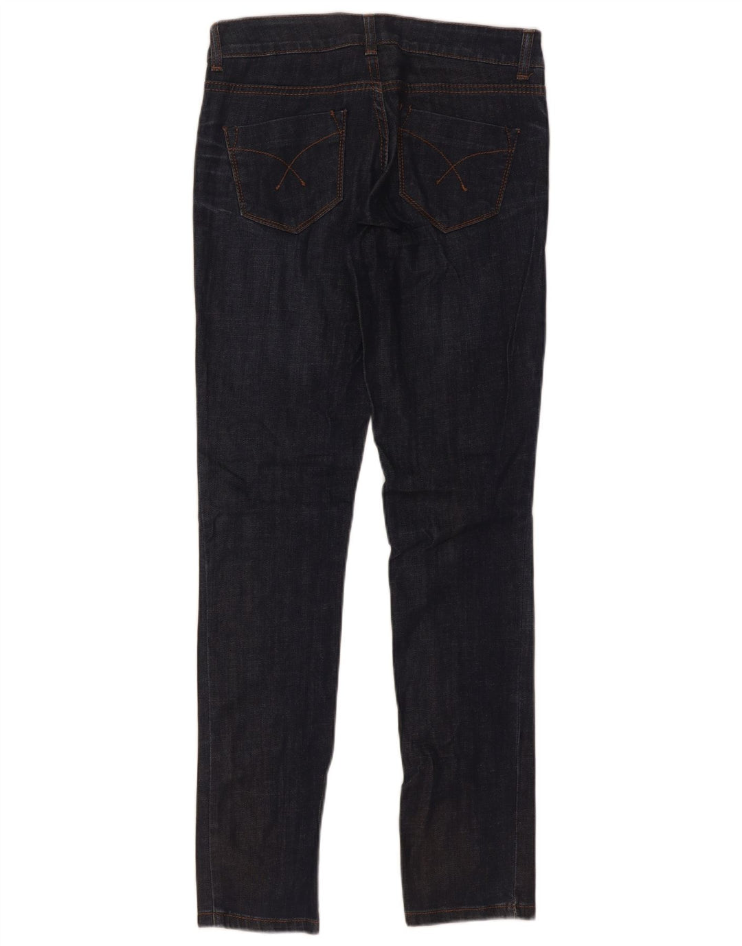 Topshop Damen Baxter Slim Jeans W25 L30 Marineblau Baumwolle