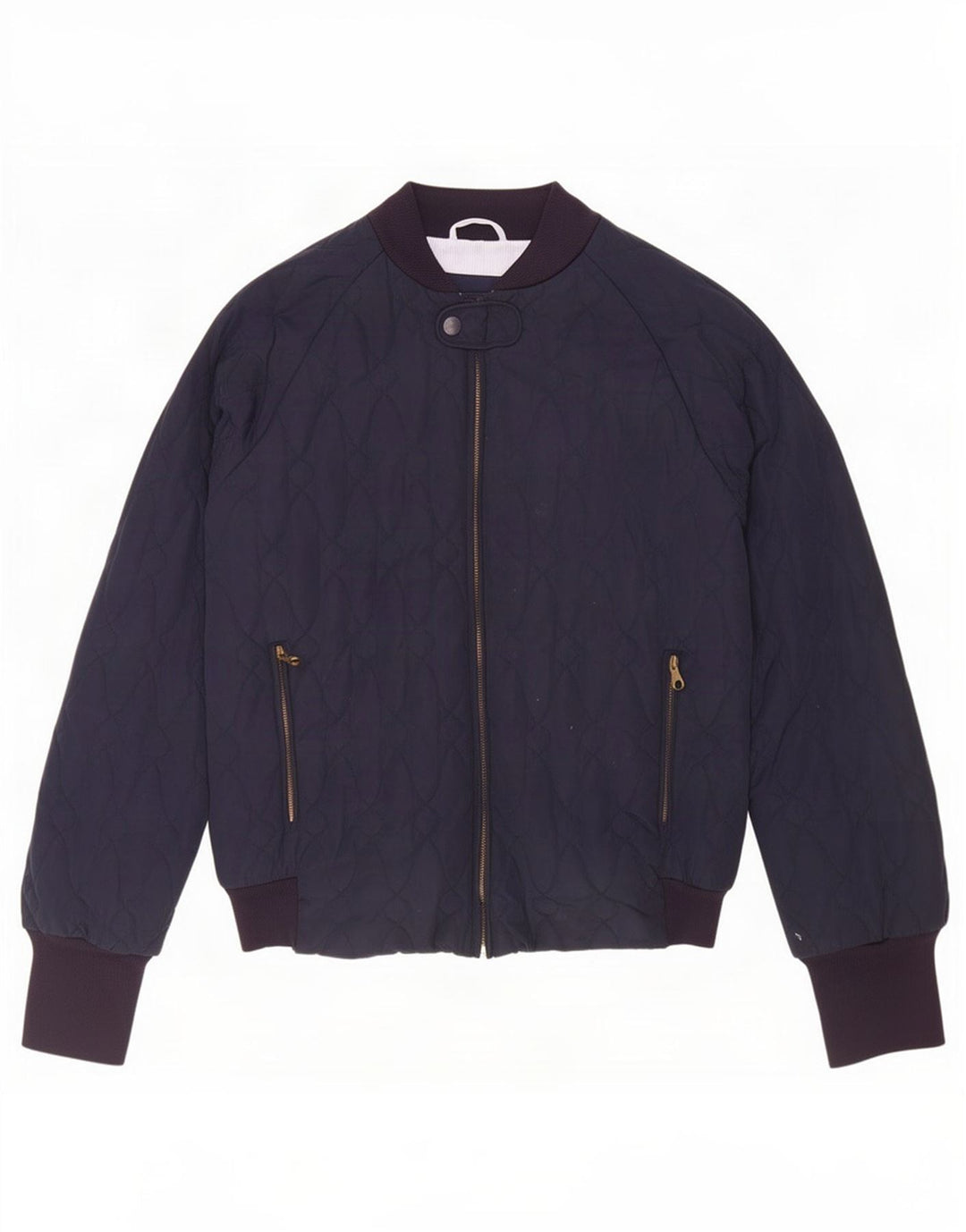 Gant Herren Steppjacke UK 38 Medium Marineblau Polyester